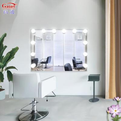 Cina Rectangle Hollywood Makeup Light Vanity Led Makeup Mirror Con Luci Led Per Il Makeup Portatile in vendita