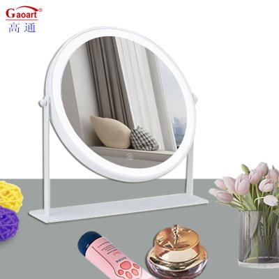 China Metal Glass Mirror LED Custom Makeup Vanity Compact Ideal for Everyday and Home Decor for sale