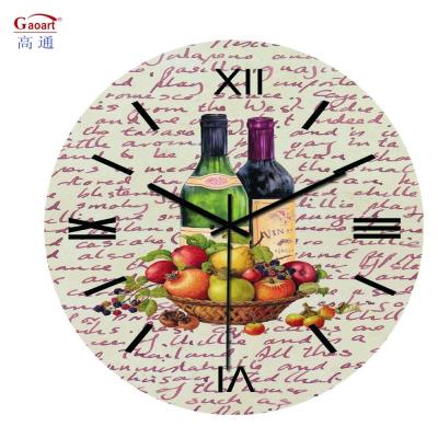 Chine 12 mm Sheet Wall Clock for Bedroom Sublimation Glass Decoration in Classic Style à vendre