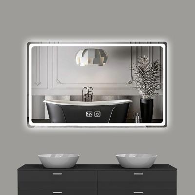 China Smart Retail LED Bathroom Mirror Light for Modern Defogger Antifog Fogless Shower for sale