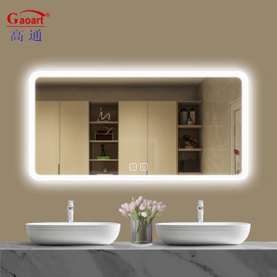 Chine Grand miroir LED noir de chambre à coucher pour la décoration de salle de bain de taille complète dans le produit hôtelier à vendre