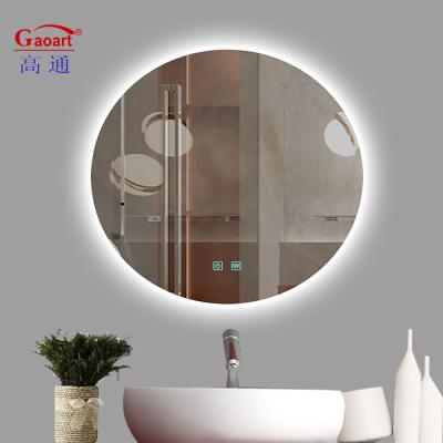 Chine Lumière rétroéclairée en verre Smart LED miroir de salle de bain pour tous les jours dans un petit salon ou chambre à coucher à vendre