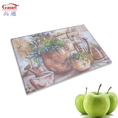 China Modem Design All-Season Tempered Glass Cheese Slice Placemats for Cutting and Serving zu verkaufen