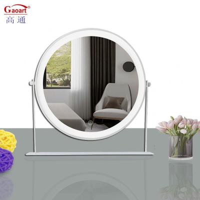 China Estilo de diseño de moda conveniente LED Vanity Pocket Cosmetic Mirror con luz en venta