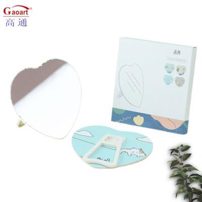 China Efficiently Apply Makeup Anywhere with Our Coated Paper Plastic Glass Cosmetic Mirror for sale