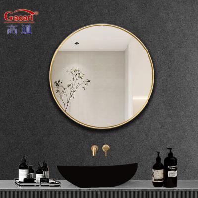 China Every day Occasion Decorative Metal Mirror for Bathroom Vanity Hanging in Unique House for sale