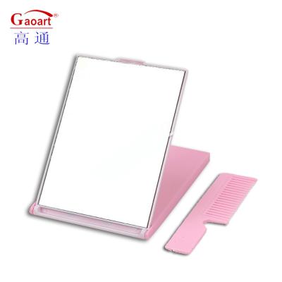 China Customized Fashion Design Square Desktop Makeup Mirror with Processing Flexibility for sale