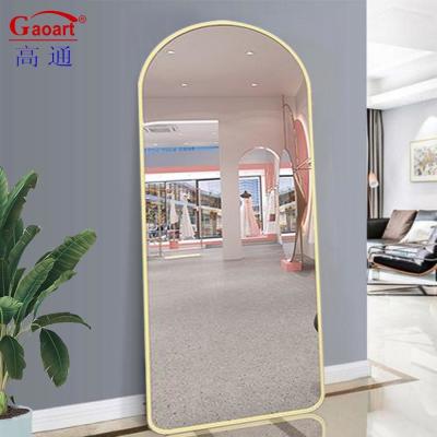 China Contemporary Design Full Body Length Stand Mirror for Bath Wall Dress Bathroom Salon for sale