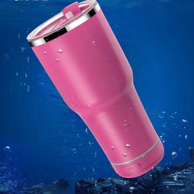 China High Quality Portable Sublimation Waterbottle Blue Tooth Tumbler Water Bottle Phone Function Speaker Music Smart Mug for sale