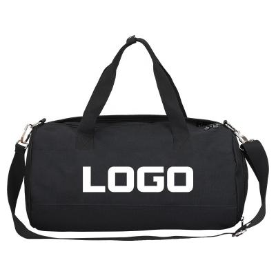 China Custom Fashion Gym Duffle Bag Black Bags, Large Capacity Waterproof Pink Fleece Canvas Travel Luggage Bag for sale