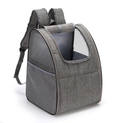 China Customized Breathable Oxford Pet Backpack Dog Outing Bag Carry Bags For Dogs Cats Travel Carry Bag for sale