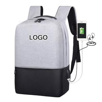 China With USB OEM Canvas Custom Printing Floral School Laptop Backpack, Boys Laptop Travel Backpack for sale