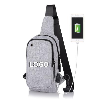 China Custom Oxford Logo Body Sling Single Shoulder Pack Waterproof Cross Bag, Travel Sports Nylon Trunk Bag Men for sale