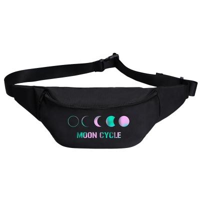 China Custom wholesale adjustable sport belt water proof logo canvas pussy pack unisex waist bag travel for men for sale