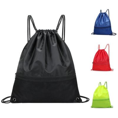 China Custom Drawstring Bag Shopping Bag Backbag Webbing Backpack Fabric Promotional Drawstring Bag Plain for sale