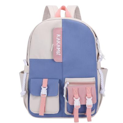 China OEM Oxford personality design student anti-theft backpack for high school girl for sale