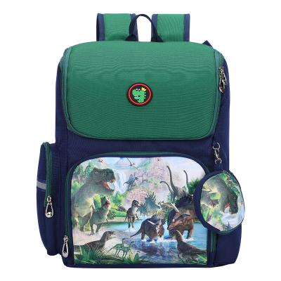 China Wholesale Anti-theft Dinosaur Cartoon Print School Backpack For Boys Girls Backpack School Bags Custom Made for sale