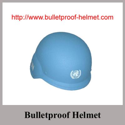 China Wholesale China Made With UN Logo NIJ IIIA Security PASGT Bulletproof helmet for sale