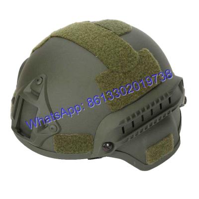 Chine NIJ IIIA Casque de combat balistique de niveau de protection avec oreillettes amovibles et à vendre