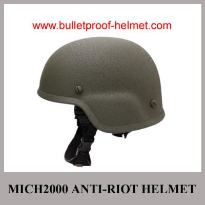 Chine Casque bon marché en gros d'émeute de Grey Military Police MICH2000 d'armée de la Chine anti à vendre