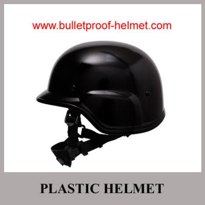 Chine Casque en plastique bon marché en gros d'émeute de police militaire de noir d'armée de la Chine anti à vendre