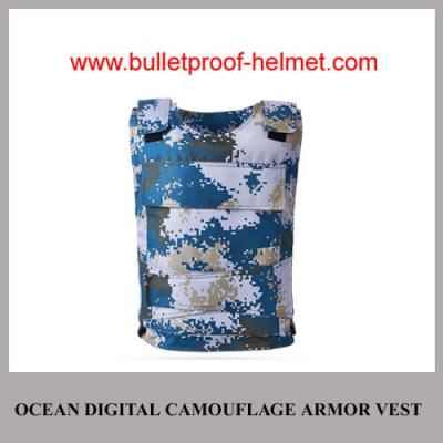 Chine Camouflage bon marché en gros Armor Jacket ballistique militaire de Digital d'océan d'armée de la Chine NIJ à vendre