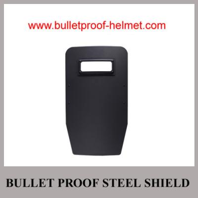 China Wholesale Cheap China Army Police Security NIJIIIA Riot Bulletproof Steel Shield for sale