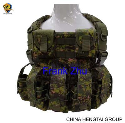 China Adjustable And Elastic Side Straps Armored Guard Metal Jacket Zipper And Velcro Closure for sale