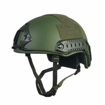 China Wholesale Cheap China NIJ IIIA Ballistic PE 44MAG Army Green US FAST Bulletproof Helmet for sale