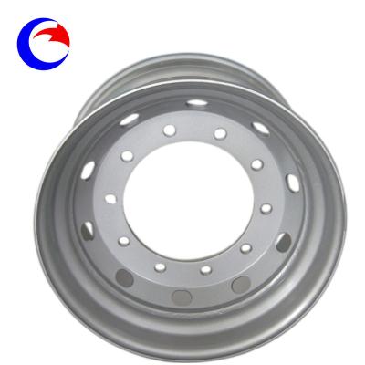 China Truck Steel Steel Wheel And Rim For 385 65 22.5 for sale