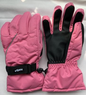 China Warm Reflective Kid Children Winter Skiing Gloves for sale