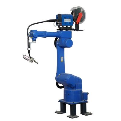 China Building Material Shops Low Cost Industrial Robotic Arm Welding Machine 6 Axis Robot Arm Payload 6kg1850mm Arm Length for sale