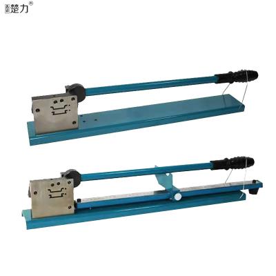 China DC-35 Rail Steel Aluminum Guide Rail Cutter Manual Rail Clamps With Ruler for sale