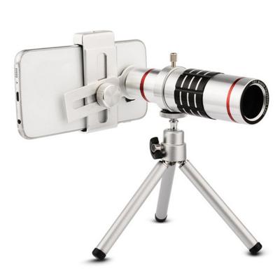 China Aluminum Shell + Optical Glass Elements + 18x 18X Telephoto Zoom Zoom Camera Phone Telescope Fisheye Lens Universal Rubber + Plastic Optical Zoom Lens for sale