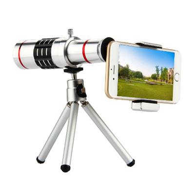 China Aluminum Shell+Optical Glass Elements+Camera Rubber+Plastic Zoom Lenses 18x Mobile Phone Mobile Phone Optical Telephoto Lens for sale