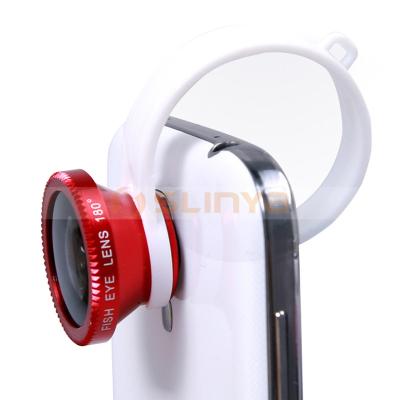 China Universal phone 3 in 1 macro 0.67X wide angle removable fish lens lens SL194 for sale