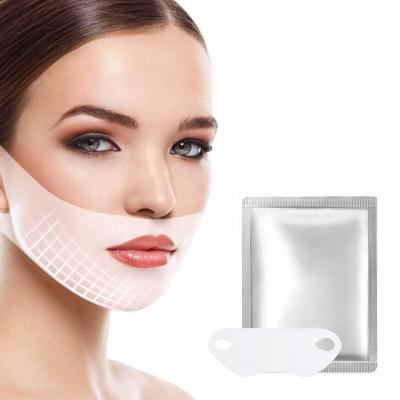 China Moisturizer Face Skin Care Tightening Products Natural Collagen V Line Shape Lifting Slim Face Mask for sale