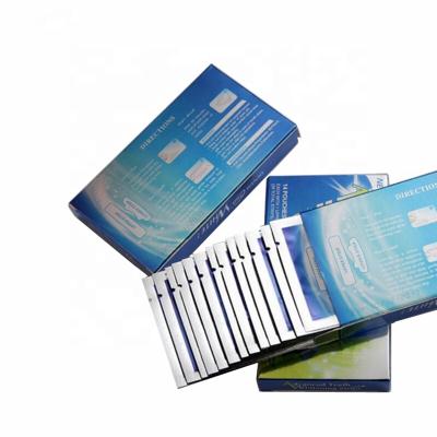 China Fast Private Label Teeth Whitening Dry Strips Wholesale Professional Teeth Whitening Home Use Dental White Strips for sale