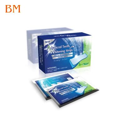 China Best Fast Tooth Whitener Product Advanced Teeth Whitening Strips For Upper And Lower Teeth for sale