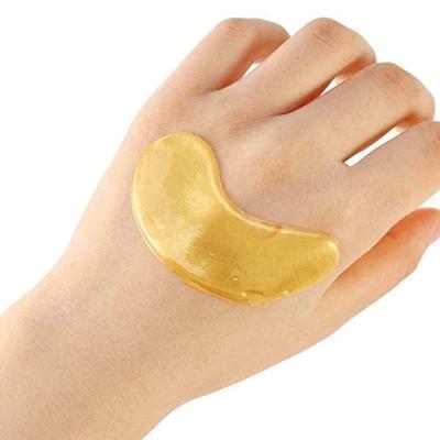 China Hot Selling Moisturizer Private Label Best Product Natural Eye Care Treatment Patch Reduce Wrinkle 24K Gold Collagen Gel Pad Under Eye Mask for sale