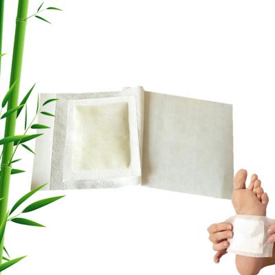 China Amazon Natural Health Care Product Detox Hot Selling Bamboo Foot Pads Natural Detox Foot Slimming Patches for sale