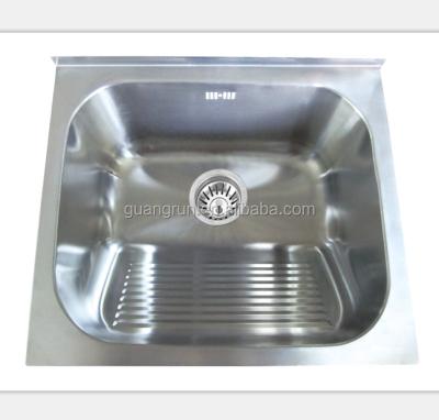 China Without Faucet Stainless Steel SUS304 Top Mounted Hand Basin Kitchen Sink GR-543 for sale