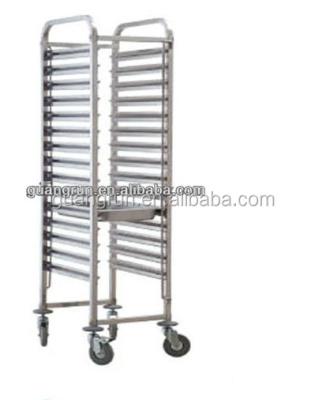 China Freestanding Bread Pan Rack For Restaurant Commerical Stainless Steel Toast Bread GR-709 470x620x1735mm for sale