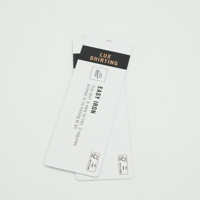 China Recyled Brands Clothing Paper Hangtag Label and Hot Selling Accessory Hangtags and Hang Tag Labels for sale