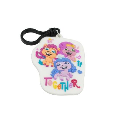 China Hot Selling 3D Silicone Anime Viable Cartoon Custom Cartoon 3D PVC Key Chain PVC Key Chain Environmentally Friendly for sale