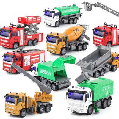 China RC Car Vehicle Series RC Cars Remote Control Construction Fire Truck Toys Remote Control Vehicle Environmental Friendly Children's Toys for sale