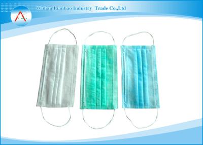 China Disposable 3 Ply Surgical Face Mask Ear-Loop Or Tie On With Different Colors for sale