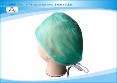 China Disposable Hair Caps , PP Non woven Bouffant Hospital Caps 19'' 21'' 24'' 28'' for sale