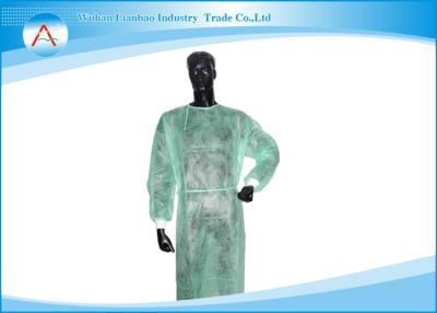 China Electronics Workshop Sterile Surgical Disposable Isolation Gowns With Knitted Cuff for sale