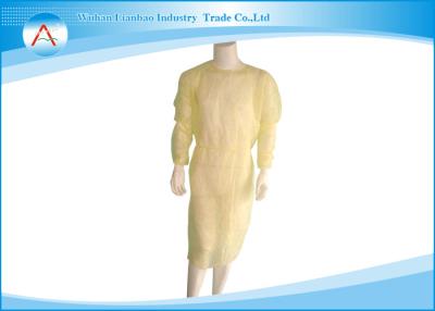 China SMS Material Multi Size Disposable Surgical Yellow Isolation Gowns for Operating Room for sale